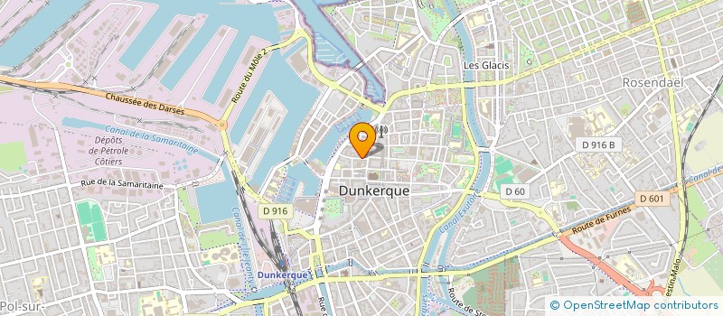 localisation de l'entreprise MKF ELEC à DUNKERQUE