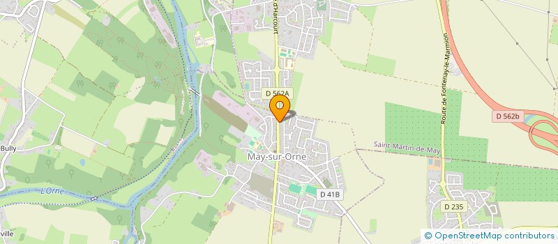 localisation de l'entreprise MKF HABITAT  MAY-SUR-ORNE