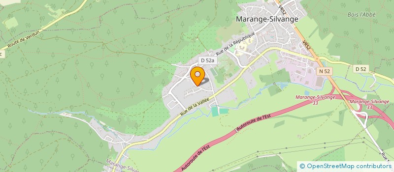 localisation de l'entreprise MKF IMMOBILIER  MARANGE-SILVANGE