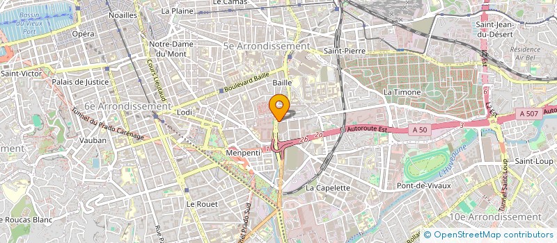 localisation de l'entreprise MKF PIZZA  MARSEILLE