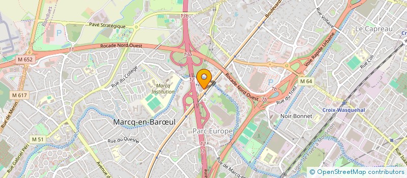 localisation de l'entreprise MKFL à MARCQ-EN-BARŒUL
