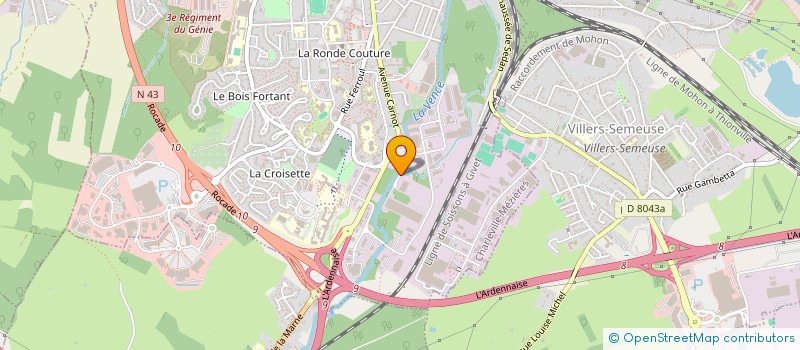 localisation de l'entreprise MKG AUTO  CHARLEVILLE-MEZIERES