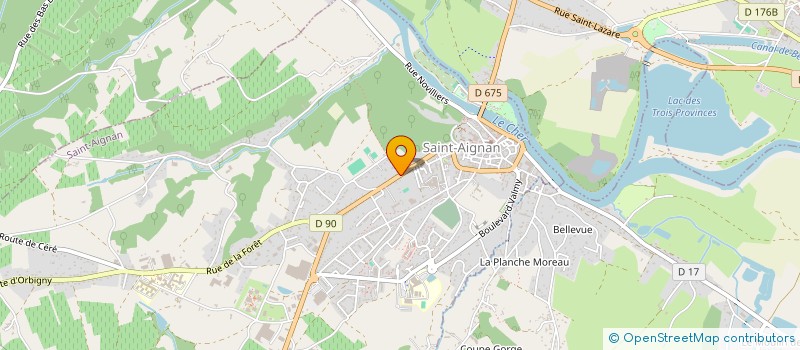 localisation de l'entreprise MKG CREATION à SAINT-AIGNAN