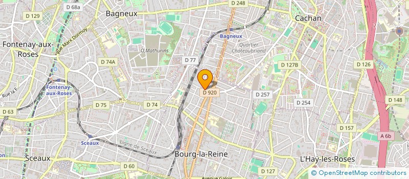 localisation de l'entreprise MKG IMMOBILIER & PATRIMOINE à BOURG-LA-REINE