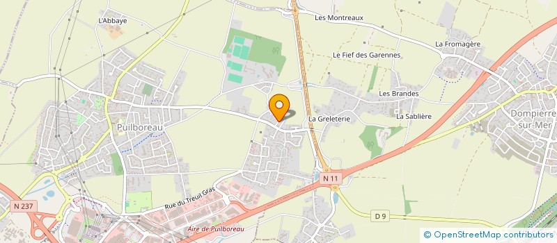 localisation de l'entreprise MKG INDUSTRIE à PUILBOREAU