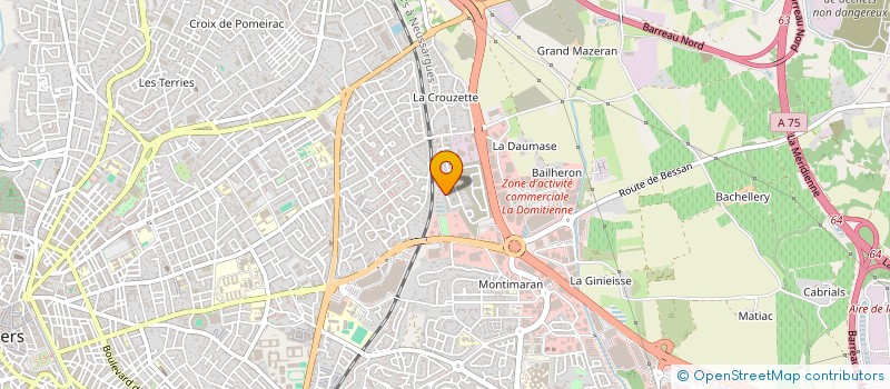 localisation de l'entreprise MKG INVEST  BEZIERS