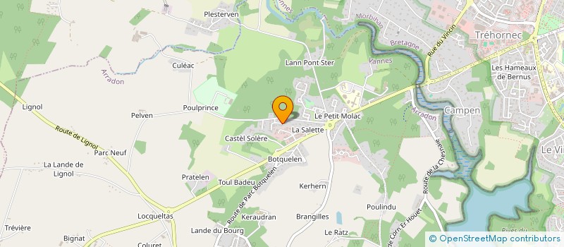 localisation de l'entreprise MKGC  ARRADON