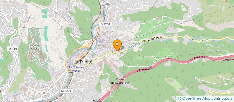 localisation de l'entreprise MKH VTC  LA TRINITE