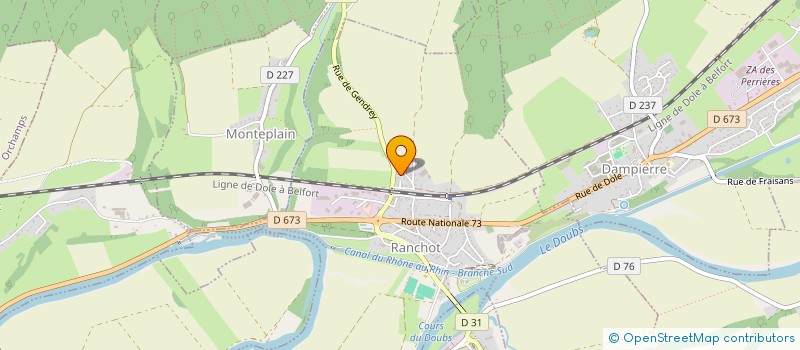 localisation de l'entreprise MKIMMO  RANCHOT