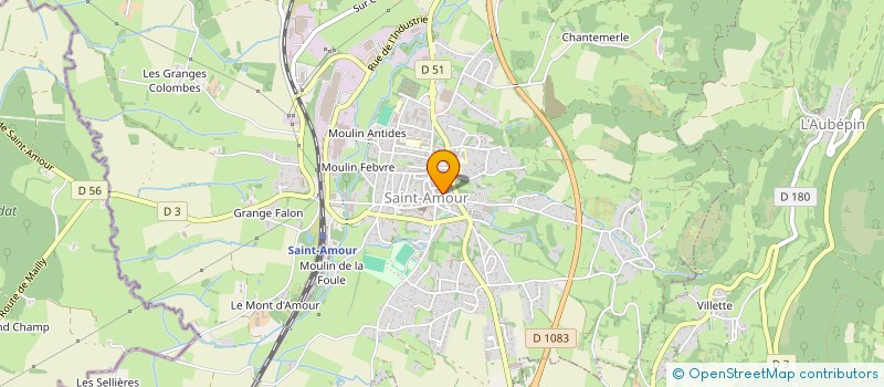 localisation de l'entreprise MKJ  SAINT-AMOUR