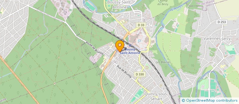 localisation de l'entreprise MKJ CONSULTING  BOUSSY ST ANTOINE