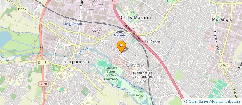 localisation de l'entreprise MKJA CONSULTING  CHILLY-MAZARIN