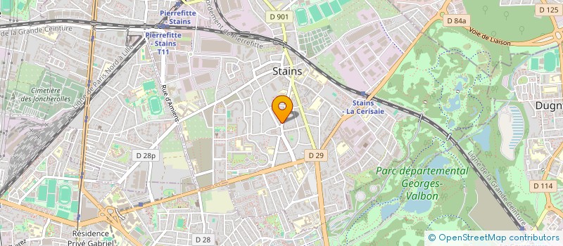 localisation de l'entreprise MKL à STAINS