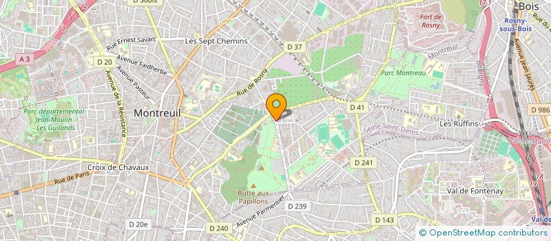 localisation de l'entreprise MKL SIDI TRANSPORT à MONTREUIL
