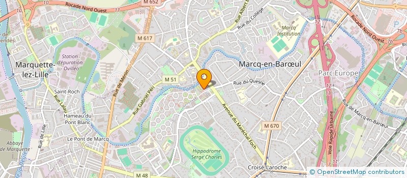 localisation de l'entreprise MKLB à MARCQ-EN-BARŒUL