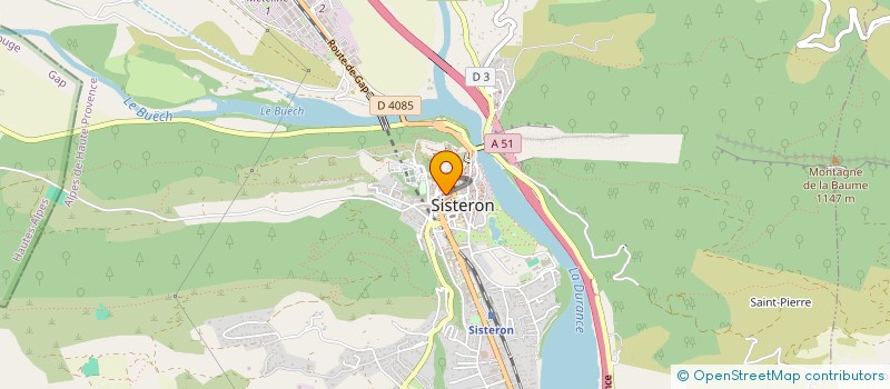 localisation de l'entreprise MKM à SISTERON