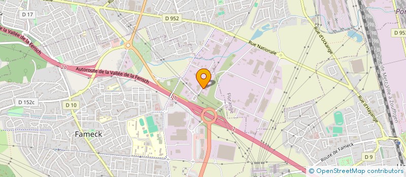 localisation de l'entreprise MKM  FAMECK