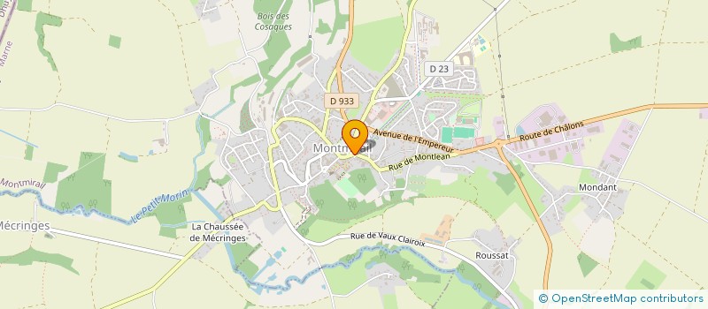 localisation de l'entreprise MKM  MONTMIRAIL