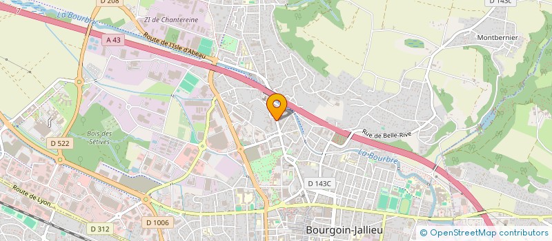localisation de l'entreprise MKM à BOURGOIN-JALLIEU
