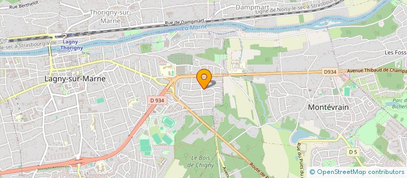 localisation de l'entreprise MKM  LAGNY-SUR-MARNE