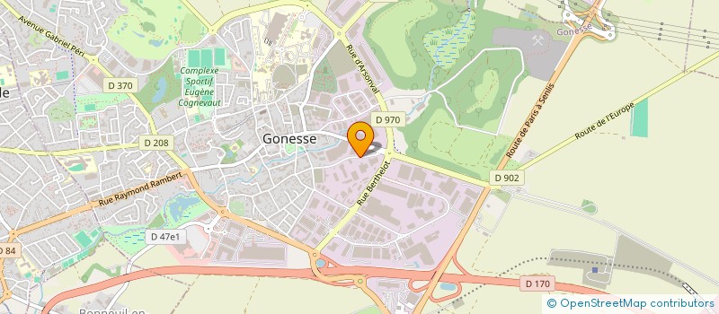 localisation de l'entreprise MKM DISTRIBUTION à GONESSE