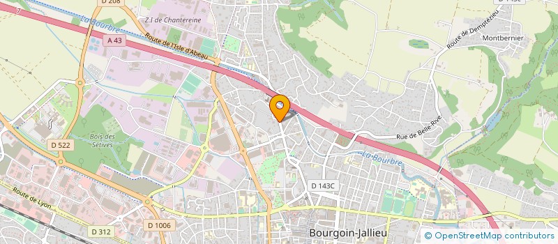 localisation de l'entreprise MKM ISO à BOURGOIN-JALLIEU