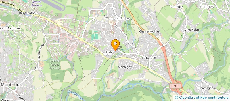 localisation de l'entreprise MKM MAREE  CRANVES-SALES