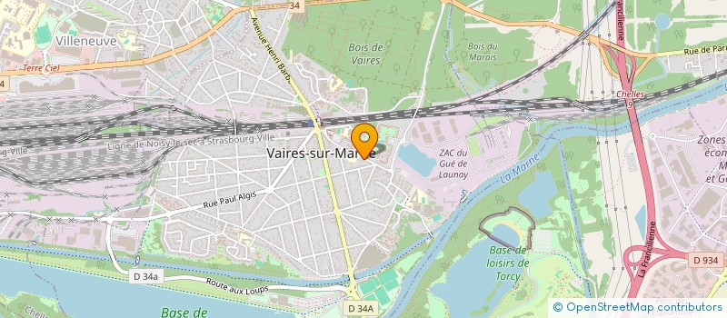 localisation de l'entreprise MKM OPTIQUE  VAIRES-SUR-MARNE