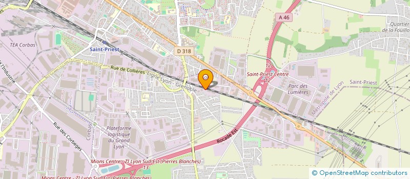 localisation de l'entreprise MKM RILLIEUX  MIONS