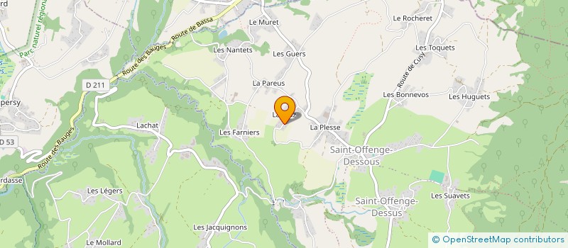 localisation de l'entreprise MKM SAINT-OURS  SAINT-OFFENGE