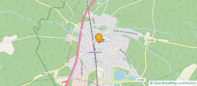 localisation de l'entreprise MKN  LABOUHEYRE