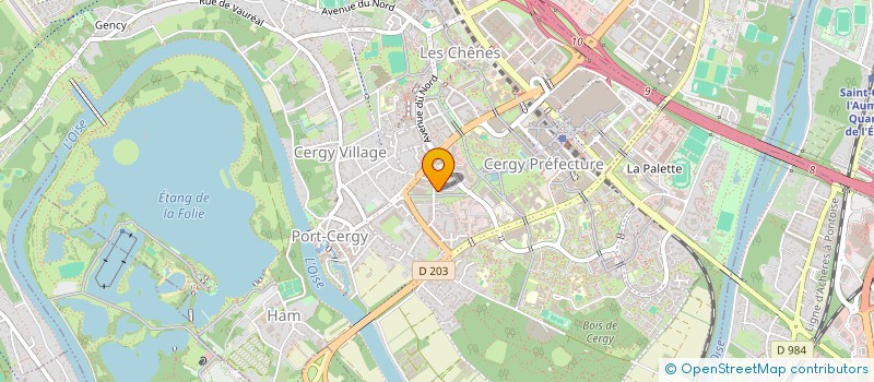 localisation de l'entreprise MKN CONDUITE  CERGY