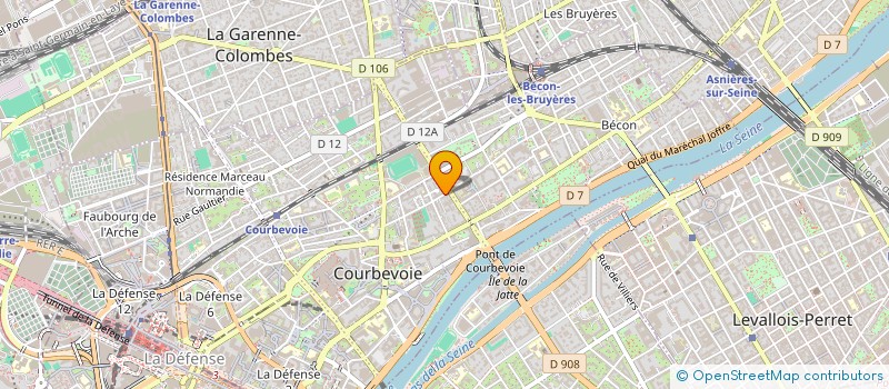 localisation de l'entreprise MKNFS à COURBEVOIE