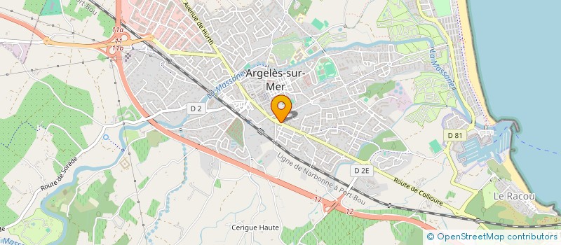 localisation de l'entreprise MKNL POLE SPORT à ARGELES-SUR-MER