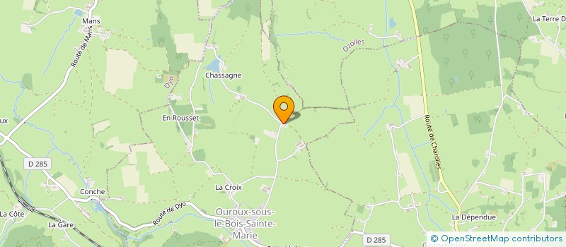 localisation de l'entreprise MKO IMMO  OUROUX-SOUS-LE-BOIS-SAINTE-MARIE