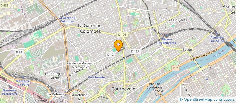 localisation de l'entreprise MKO-SOFT à COURBEVOIE