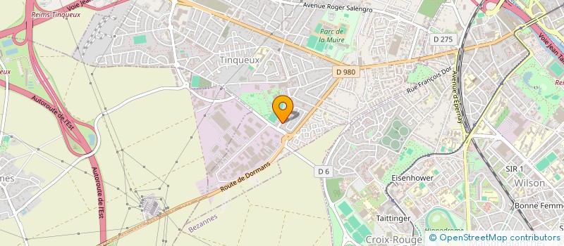 localisation de l'entreprise MKP  TINQUEUX