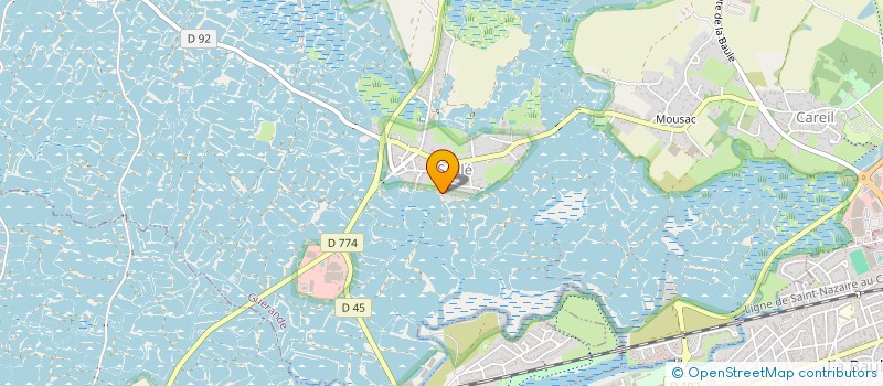 localisation de l'entreprise MKP  GUERANDE