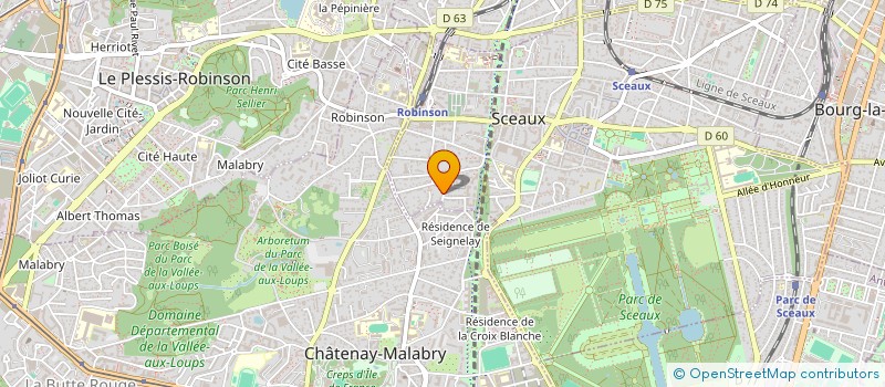 localisation de l'entreprise MKP à SCEAUX