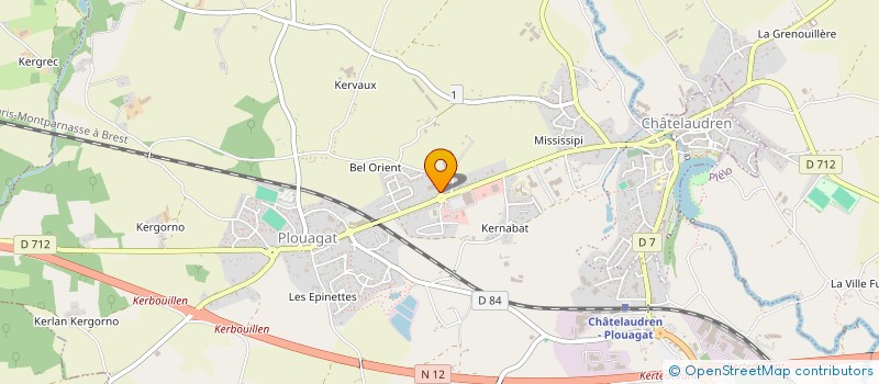 localisation de l'entreprise MKPOD  CHATELAUDREN-PLOUAGAT