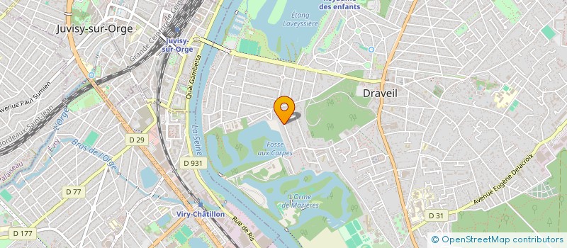 localisation de l'entreprise MKR à DRAVEIL