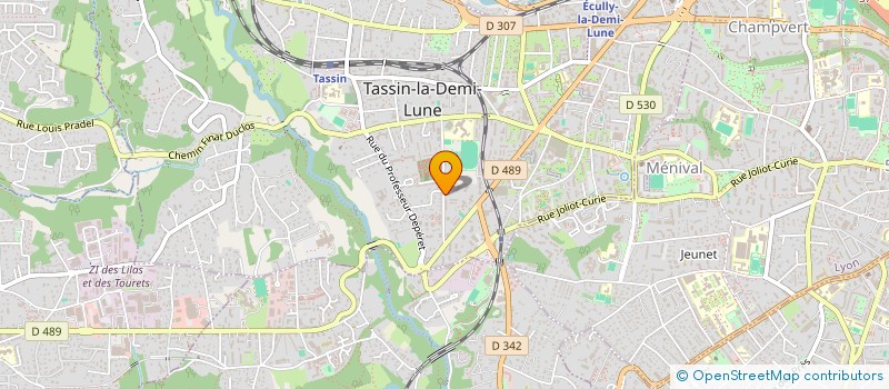 localisation de l'entreprise MKR  TASSIN-LA-DEMI-LUNE