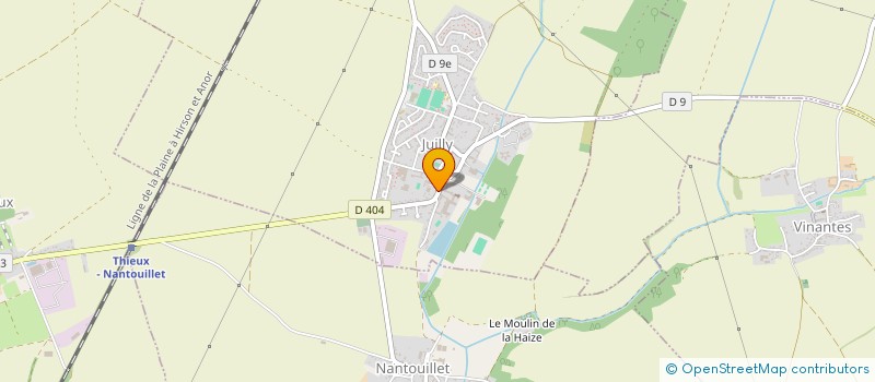 localisation de l'entreprise MKR ISOLATION à JUILLY
