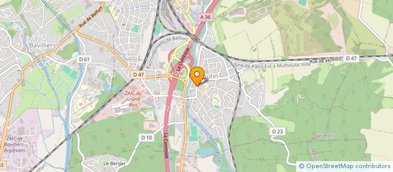 localisation de l'entreprise MKR MFB à DANJOUTIN