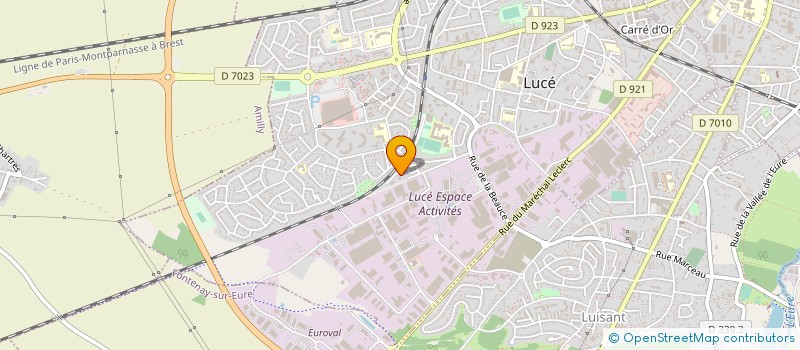 localisation de l'entreprise MKS AUTOS à LUCE