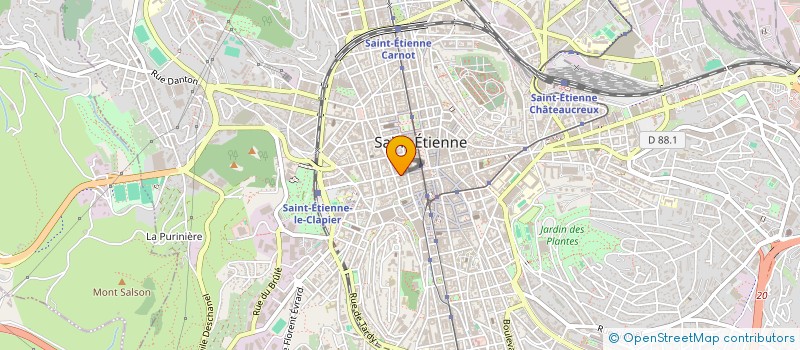 localisation de l'entreprise MKS COIFFURE  SAINT-ETIENNE