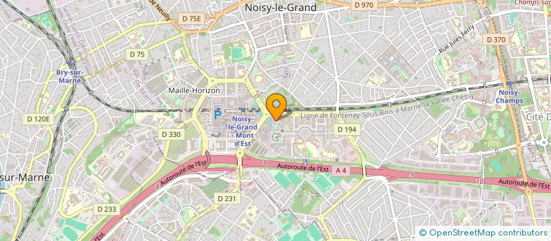 localisation de l'entreprise MKS DRIVER 75  NOISY-LE-GRAND