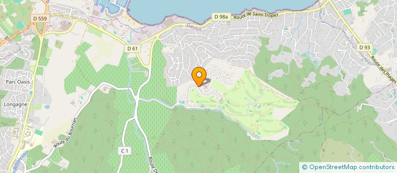 localisation de l'entreprise MKS IMMO.  GASSIN