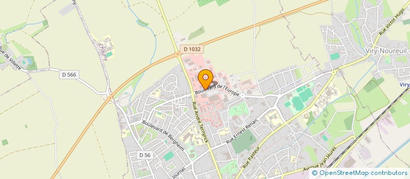 localisation de l'entreprise MKS PERFORMANCE à CHAUNY