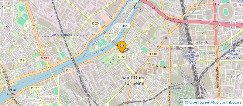 localisation de l'entreprise MKS2 à SAINT-OUEN-SUR-SEINE